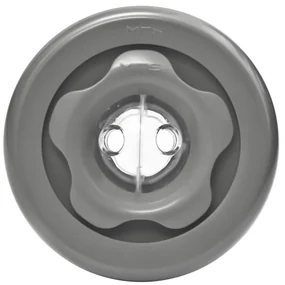 Vstupná tryska Duo 2x8mm ABS - sivá (RAL 7037)
