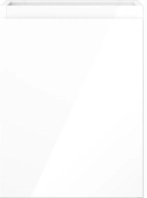 Mexen Orio, kúpeľňová skrinka 35 cm, 1 dvierka, biela lesklá, 91A11-03547-1-BF00