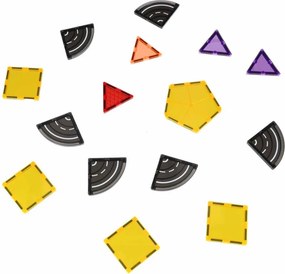 KIK 3D magnetické stavebné kocky, sada 90 dielov