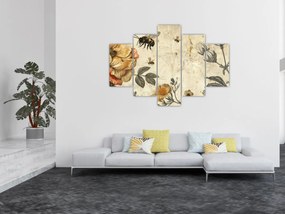 Obraz - Včelia lúka (150x105 cm)