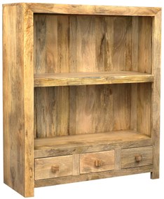 furniture-nabytek.cz - Knižnica z masívu 100x120x35 z dreva mango