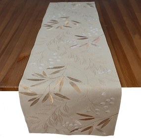 XXXLutz ÚZKY OBRUS, 40/140 cm, béžovohnedá Esposa - Textil do domácnosti - 004886002802