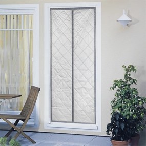 Termo záves do dverí v sivo-striebornej farbe 80x200 cm – Maximex