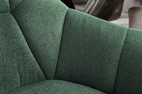 Otočná stolička Papillon tmavozelená