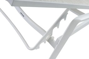 KETTLER DIAMOND hliníkové ležadlo s teakovými opierkami