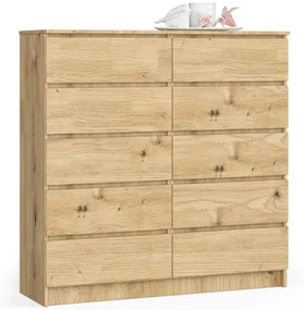 Komoda Kraft 10SZ (dub craft). Vlastná spoľahlivá doprava až k Vám domov. 1117184