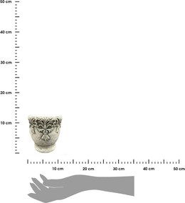 Cementový květináč KLASSIK šedý