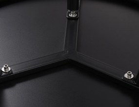 Konferenčný stolík Minot - v45 x Ø60 cm - Čierna