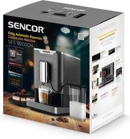 Sencor SES 9200CH kávovar, strieborná
