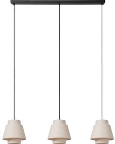 Lucide 21435/03/38 - Luster na lanku TRIBUTE 3xE27/40W/230V krémová