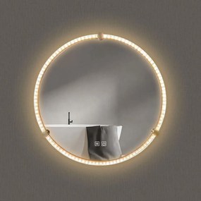 Tutumi Tutumi, LED zrkadlo 60cm, model 106, predné osvetlenie, HOM-02699