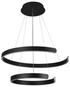 LED Stmievateľný luster na lanku LED/120W/230V 3000-6500K + diaľkové ovládanie