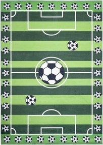 TA Koberec JXH-301 FLANNEL PRINTED Zelený Obdĺžnikový Rozmer: 140x200 cm