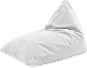 Sablio Sedací vak Triangel SOFTY - Cloud White - 120 x 100 x 100 cm