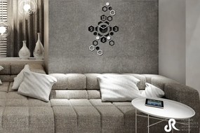 Moderné nástenné hodiny HEXAGON