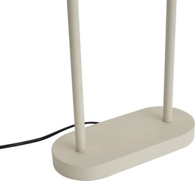 Stolná lampa béžová so zeleným oválnym tienidlom a zlatým interiérom 35 cm - Thijmen