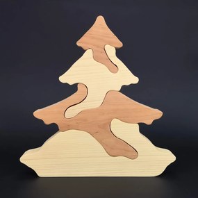 AMADEA Drevené puzzle strom 25 cm