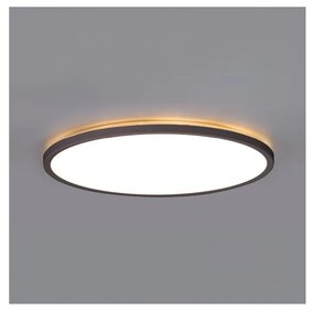 LED kúpeľňové svietidlo NIVERA LED/18W/230V IP54 pr. 30 cm čierne + DO