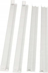 ECOLIGHT Montážny rámček kľučiek PC pre LED panely - 60x60cm