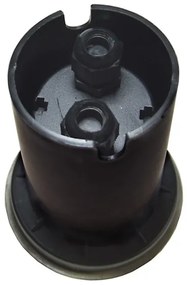 Vonkajšie nájazdové svietidlo 1xGU10/35W/230V IP67 matný chróm