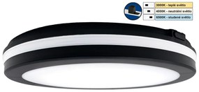 TOP LIGHT Svetlo stropné Comet 30C CCT, Čierna