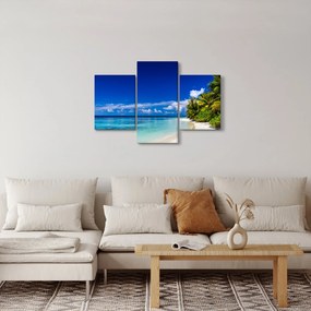 Obraz tropickej pláže (90x60 cm)