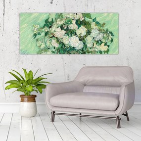 Obraz - Vincent van Gogh, Roses, reprodukcia (120x50 cm)