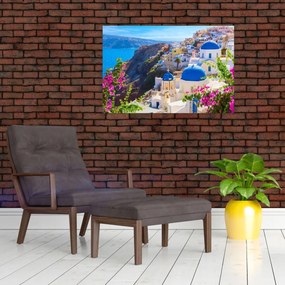 Obraz - Santorini, Grécko (90x60 cm)