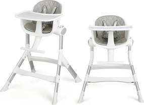 Nastaviteľná výška detskej jedálenskej stoličky