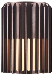 Nordlux Metalické hnedé fasádne svietidlo Aludra 16 Seaside pre žiarovku E27 2118011261