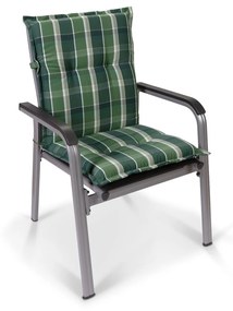 Prato, čalúnená podložka, podložka na stoličku, podložka na nižšie polohovacie kreslo, na záhradnú stoličku, polyester, 50 × 100 × 8 cm, 4 x čalúnenie