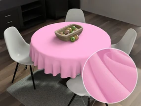 Biante Dekoračný okrúhly obrus Rongo RG-094 Sýto ružový Ø 90 cm