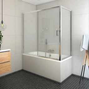 Roth Vaňová zastena s posuvnými dverami LLV2 a pevnou bočnou stenou LLVB ROTH-Variant: šírka: 80 cm, orientácia: Uni, typ: Pevná bočná stena - (LLVB …