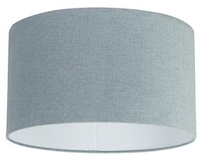 Tienidlo na lampu z látky svetlo modrá 35/35/20