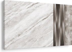 Obraz - Mramor so striebornými linkami (90x60 cm)