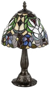 Nočná lampa Tiffany Rabalux 8089 kolekcia Mirella Ø20*35
