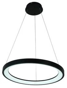 Brilagi - LED stmievateľný luster na lanku FALCON SLIM LED/42W/230V, priemer 50 cm, čierny, s diaľkovým ovládaním (DO)