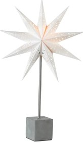 Biela vianočná svetelná dekorácia Hård – Markslöjd