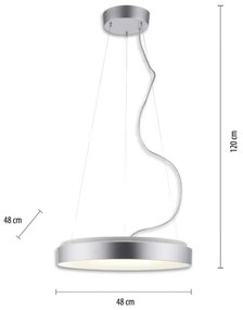 JUST LIGHT. 17075-21-LED Stmievateľný luster na lanku KETO ANIKA LED/26,5W/230V+DO