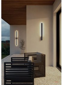 Redo 90872 - LED vonkajšie nástenné svietidlo REFLEXA LED/6W/230V IP54 čierne