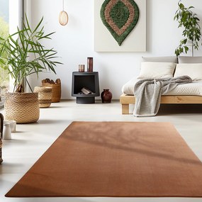 Ayyildiz, Behúň Sky 5400 Brown, 80x250, hnedá, obývacia izba