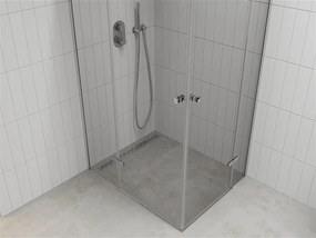 Mexen Roma DUO sprchovací kút 110x70 cm, priehľadný, chróm, 854-110-070-02-00