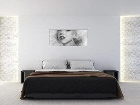 Obraz - Portrén Merilyn Monroe (120x50 cm)