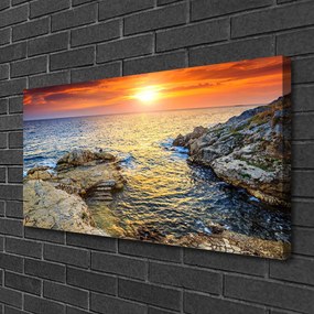 Obraz na plátne More slnko krajina 140x70 cm