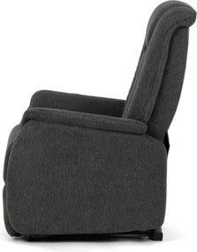 Polohovacie kreslo sivé, elektrické TV-L8963 GREY2