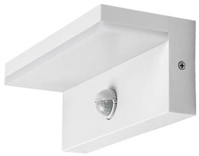 Rabalux 77116 vonkajšie nástenné LED svietidlo Zaragoza, so senzorom, 9W, IP54, biela