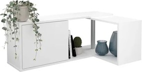 Flexibilný nástenný regál Flex 4, biely%