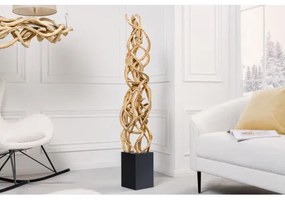 Stojaca lampa 43075 Vigne 150cm Prírodné recyklované drevo  - Komfort-nábytok