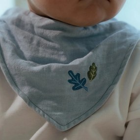 Podbradník bandana 2 ks Pure Denim Blue