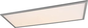 Stropné LED osvetlenie Alpha 80x29 cm, titánovo šedá